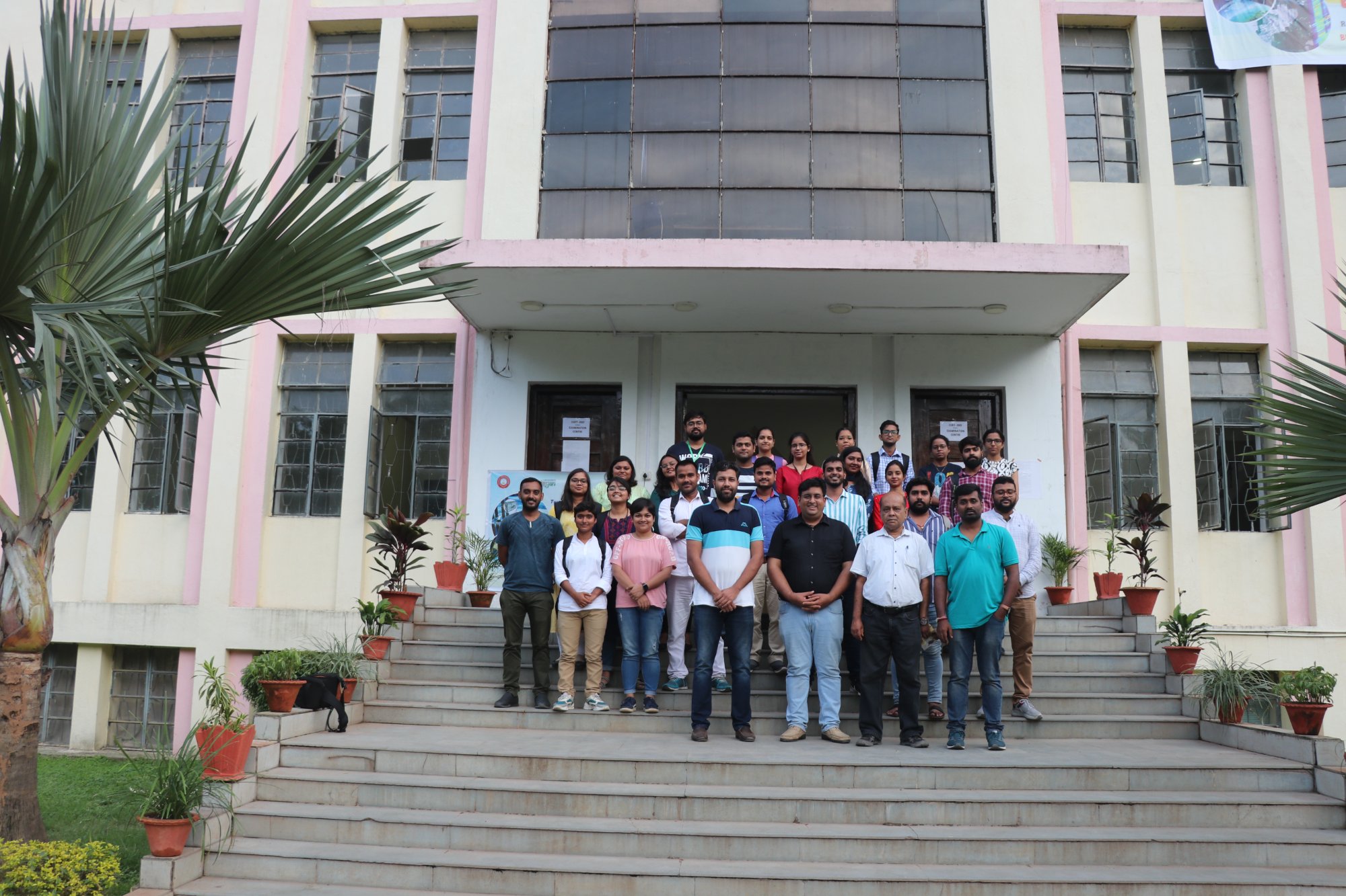 Group Photo BIT Mesra Steps